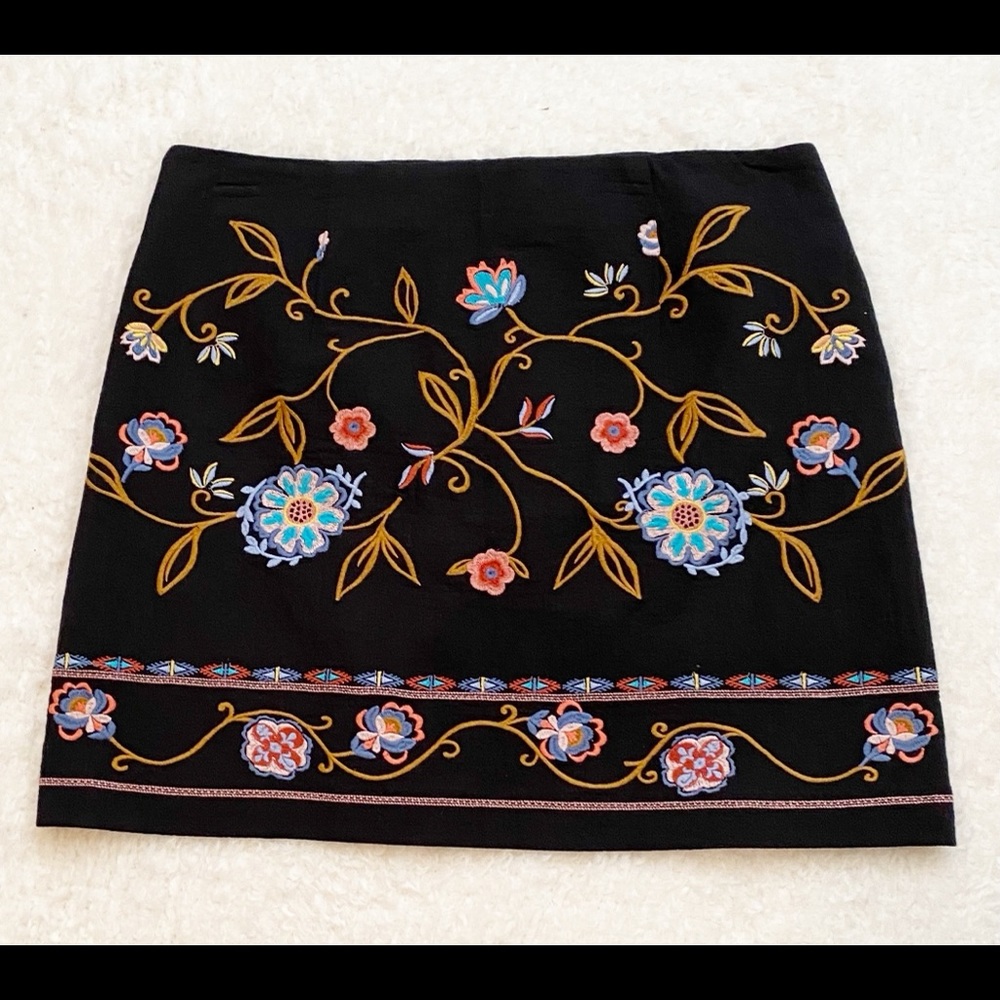 Ann Taylor LOFT MultiColor A Line Skirt Size 12